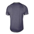 thumbnail image 5 of YUGYXL Men's Casual Crew Neck Tshirts Lightweight Short Sleeve Contrast Stitching Tees for Daily Wear Dark Blue L, 5 of 7