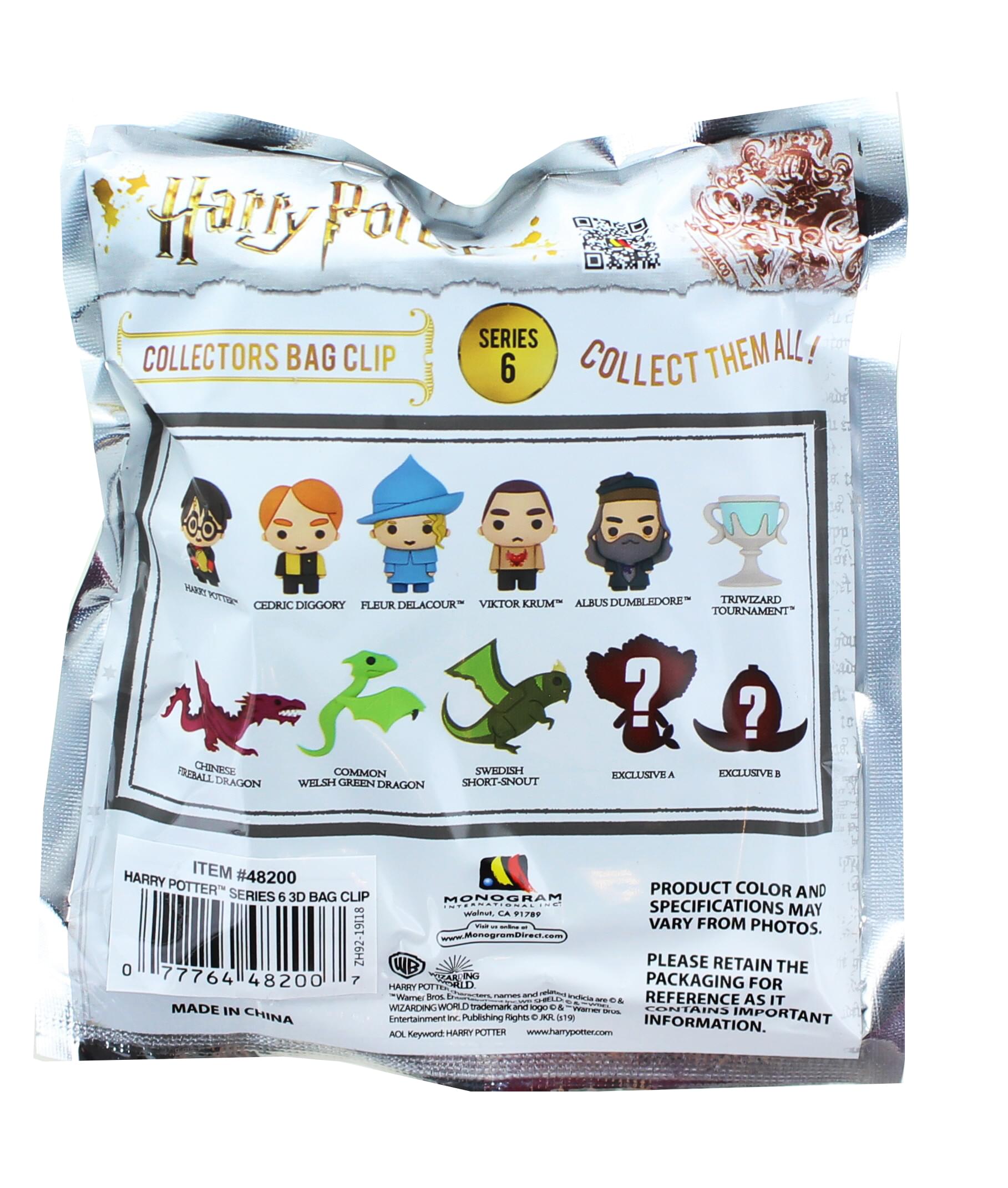 Harry Potter Series 6 Blind Bagged 3D Foam Figural Bag Clip | 1 Random - image 3 of 3