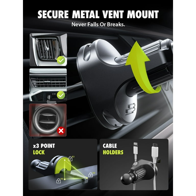 Bracketron OneClick Car Phone Mount with 7" Gooseneck photo 5