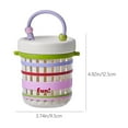 thumbnail image 3 of PEONAVET Tasse à Salade en Plastique Double Couche Tasse à Salade Bocal de Rangement Portable pour Fruits Récipient à Collation Hermétique Tasse à Salade de Fruits, 3 of 6