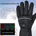 thumbnail image 5 of Bobasndm Heated Gloves for Men Women, Battery Powered Electric Warm Gloves,Lasts 6 Hours, 3 Levels,Waterproof with Touchscreen for Outdoor Cycling Hiking Camping Skiing Fishing, 5 of 9