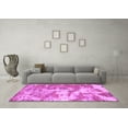 thumbnail image 3 of Ahgly Company Indoor Rectangle Abstract Pink Modern Area Rugs, 5' x 7', 3 of 4