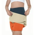 thumbnail image 3 of breaise Athletic Skorts for Girls Color Block Tennis Golf Skirts with Shorts Flowy Workout Golf Running Skirts, 3 of 6