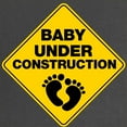 thumbnail image 2 of CafePress - Baby Under Construction Maternity T Shirt - Maternity Dark T-Shirt, 2 of 3