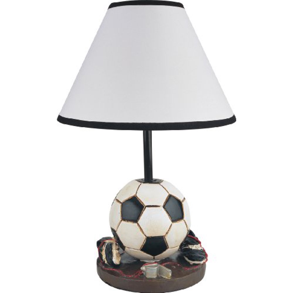 SH Lighting Resin Soccer Sports Table Desk Lamp 1575 Tall Great for
