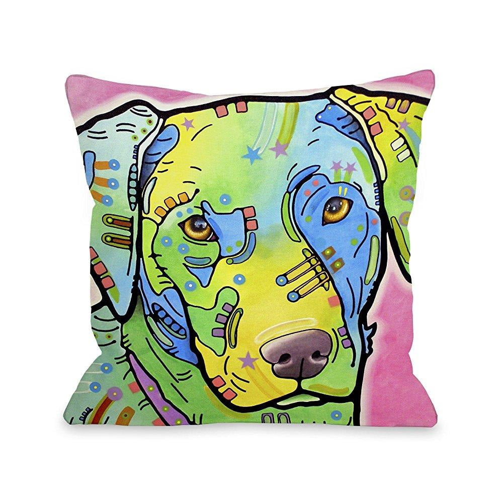 World's Most Wonderful Baggage Porter Funny Throw Pillow Multicolor 16x16 