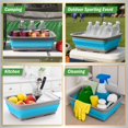 thumbnail image 4 of Wakeman 75-CMP1007 Collapsible Portable Camping Wash Basin, Blue, 10 l, 4 of 7