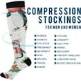 thumbnail image 4 of Coolnut Cute Penguin Compression Socks for Men & Women 1 Pack, Knee High Stockings for Running, Sport, Hiking & Travel, 4 of 6