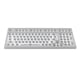 thumbnail image 2 of Kit de teclado mecánico de 98 teclas intercambiables en caliente con luz RGB gris, 2 of 9