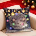 thumbnail image 1 of Funda de almohada de poliéster, adornos navideños, luces de colores, almohadas navideñas, almohadas con luces LED, guirnaldas de flores festivas, fundas de almohada cortas, decoraciones de Halloween,, 1 of 6