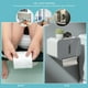 thumbnail image 5 of El papel del soporte de la pared deja de lado la carga USB de la caja de papel de bombeo del sensor elegante impermeable, 5 of 7