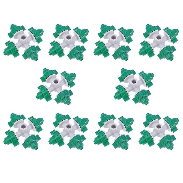 10 boquillas de microgoteo.