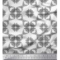 thumbnail image 1 of Soimoi Cotton Duck Fabric Leaves & Floral Geometric Decor Fabric Printed Yard 56 Inch Wide, 1 of 3