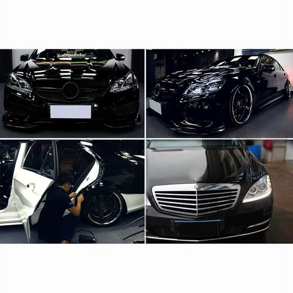 1X Gloss Black Auto Car Vinyl Wrap Sticker Decals Sheet Film Interior Decoration Fangkenuo