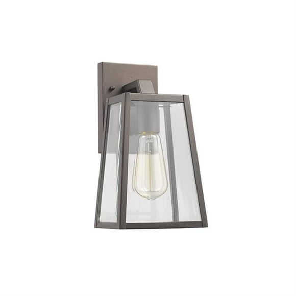 SUPERSHINE Leodegrance Transitional Outdoor Wall Sconce 1 Light Oil Rubbed Bronze