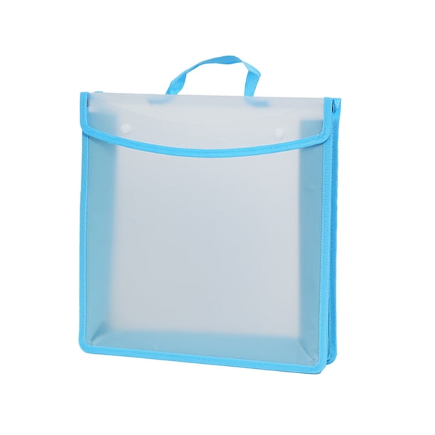 Bolsa de Almacenamiento de Plástico Espesado A3 Bolsa de Almacenamiento de Arte, Bolsa de Almacenamiento de Carpeta de Oficina Impermeable, Bolsa de Almacenamiento de Papel de Examen
