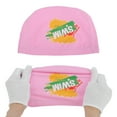 thumbnail image 5 of Unique Bargains 1 Pc Knitted PU Elastic Letter Swim Cap Pink, 5 of 5