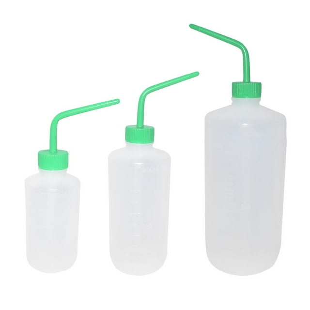 De 3 Botellas De Agua De Regadera De Plástico, Jabón De Agua, Botella, Cabeza Curva, 250 Ml, 500