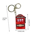 thumbnail image 3 of Dvkptbk Keychain Decorations Funs Play Bright Color Fruit Rocker Keychain Palm Game Key Chain Claw Machine Pendant Home Decor, 3 of 6