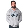 thumbnail image 5 of Hey Girl Funny Novelty TV Show Logo Zip Up Hoodie Men's Women's Brisco Brands 2X, 5 of 6