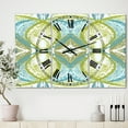 thumbnail image 3 of Designart 'Green Vision' Oversized Mid-Century Wall Clock, 3 of 3