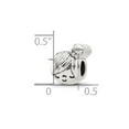 thumbnail image 2 of 8.1mm 925 Sterling Silver Reflections Little Head Bead Charm Pendant Necklace for Women - 2.5 Grams, 2 of 2