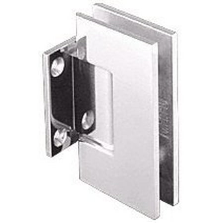 - CRL Geneva Series Brushed Nickel Wall Mount Short Back Plate Hinge (5 Degree Pre-Set Model), Brushed Nickel By C.R. Laurence