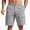 #04 Gray 【Mix, Match & Rotate: Stock Up on Daily Colors】, variant on Men's Rayon Nylon Spandex Commuter Cargo Shorts, Button Front Elastic Back Waist Multi 3D Pockets Wrinkle Resistant Cropped Pants for Business Outdoor Daily | TruHer,Army Green L