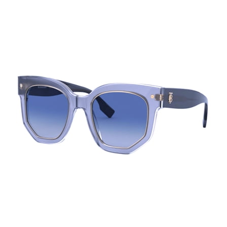 Burberry Irregular BE4307 Sunglasses Grey Transparent