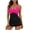 Hot Pink, variant on RQYYD Women One Piece Swimsuits Swim Dress Tummy Control Bathing Suits V Neck Ruffle Skirt Swimwear