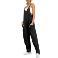 thumbnail image 3 of Chama Casual Jumpsuits for Women Loose Baggy Sleeveless Overalls Rompers, 3 of 11
