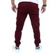 thumbnail image 2 of Jogger cargo de gabardina stretch John Silver Corte skinny color vino, 2 of 3