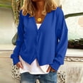 thumbnail image 5 of Yokua Womens Button Up Cardigan Knit Fabric Simple Design Long Sleeve Sweater Jacket, 5 of 8