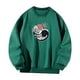 thumbnail image 3 of Sudadera con cuello redondo para mujer, lindos trajes de invierno con cuello redondo, Tops para uso diario, trabajo Verde, 3 of 7