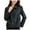 Black, variant on QUNYINEY Womens Faux Leather Jackets Motorcycle Cropped Black Windbreaker Button Down Collar Long Sleeve Loose Fit Women's Coats