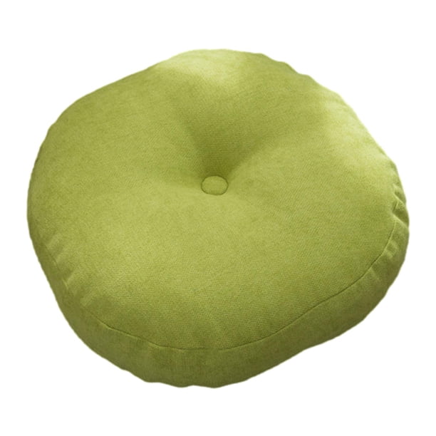 Cojín de meditación, cojín para asiento de 15,7x15,7 pulgadas, alfombrilla decorativa multiusos para chimenea, balcones, ligero Verde