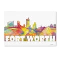 thumbnail image 2 of Trademark Fine Art 'Fort Worth Texas Skyline Mclr-2' Canvas Art by Marlene Watson, 2 of 4