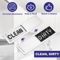 thumbnail image 3 of PATIKIL Dishwasher Magnet Clean Dirty Sign, 7 x 2 Inch Clean & Dirty Dishwasher Indicator Slider Silver Funny Acrylic Magnet Sign Laundry Kitchen Gadget, Black & White, 3 of 7