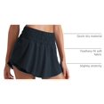 thumbnail image 4 of Shorts CRZ YOGA con Falda Superpuesta y Bolsillo con Cierre Azul Marino Talle S, 4 of 5