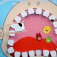 thumbnail image 2 of 1 Juego de juguetes de dentista para niños, papel de simulación para jugar, cepillado educativo temprano para bebés, cepillado de dientes para protección, regalo de madera para niños, 2 of 5