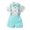 Sky Blue, variant on Grblisyd Boys Pants Sets Short Sleeve Shirt   Shorts   Bow Tie   Suspenders Kids Gentleman Outfits