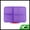 Purple, variant on Unique Bargains Durable 9 Grids Double Layer Pill Case Gray
