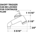 thumbnail image 3 of Scandvik 10278P Trigger Sprayer Handle Elbow Standard GRP, 3 of 3