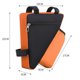 thumbnail image 3 of Bolsa De Bicicleta 1.2L Triangle Ciclismo Bolsas de bicicleta MTB Bike Front Tube Frame Pouch (Naranja), 3 of 4