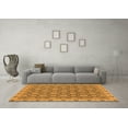 thumbnail image 3 of Ahgly Company Indoor Square Oriental Orange Traditional Area Rugs, 4' Square, 3 of 4