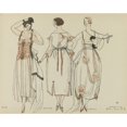 thumbnail image 3 of Mario Simon 18x15 Black Modern Framed Museum Art Print Titled - Doeuillet ; Worth (1920), 3 of 5