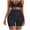 Black, variant on Women High Waist Tummy Control Shapewear Yoga Shorts, Seamless Compression BodyShaper, Mid-Thigh Underwear, S-4XL
