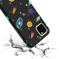 thumbnail image 5 of iPhone 11 Pro Max Case, Kaesar Slim Hybrid Dual Layer Shockproof Hard Cover Graphic Fashion Cute Colorful Silicone Skin Cover Armor Case for iPhone 11 Pro Max (Space), 5 of 5