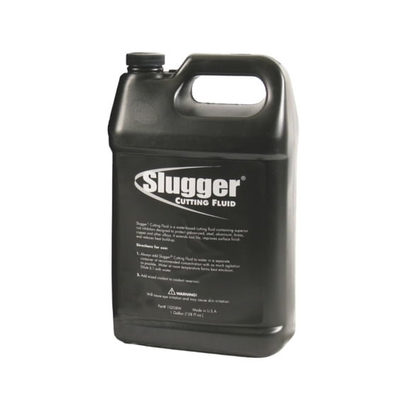 Slugger by Fein Cutting Fluid for Galvanized, Steel, Aluminum, Brass, Copper & Alloys - Extends Cutter Life, Reduces Heat and Friction, Water-Based, 1 Gallon - 64298102080