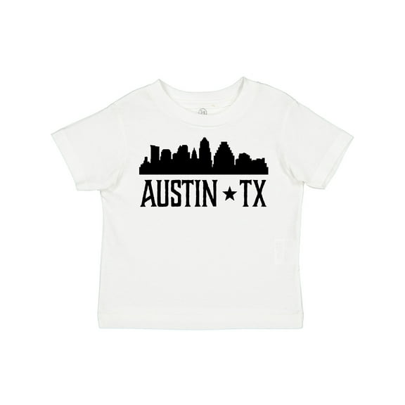 Inktastic Austin Texas Skyline Silhouette TX City Boys or Girls Toddler T-Shirt